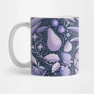 deep purple summer cocktail pattern Mug